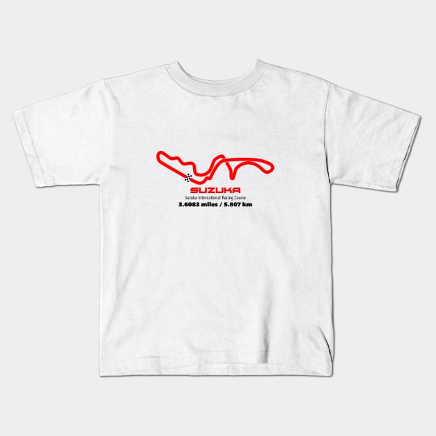 Japanese Track Graphic Kids T-Shirt by Hotshots